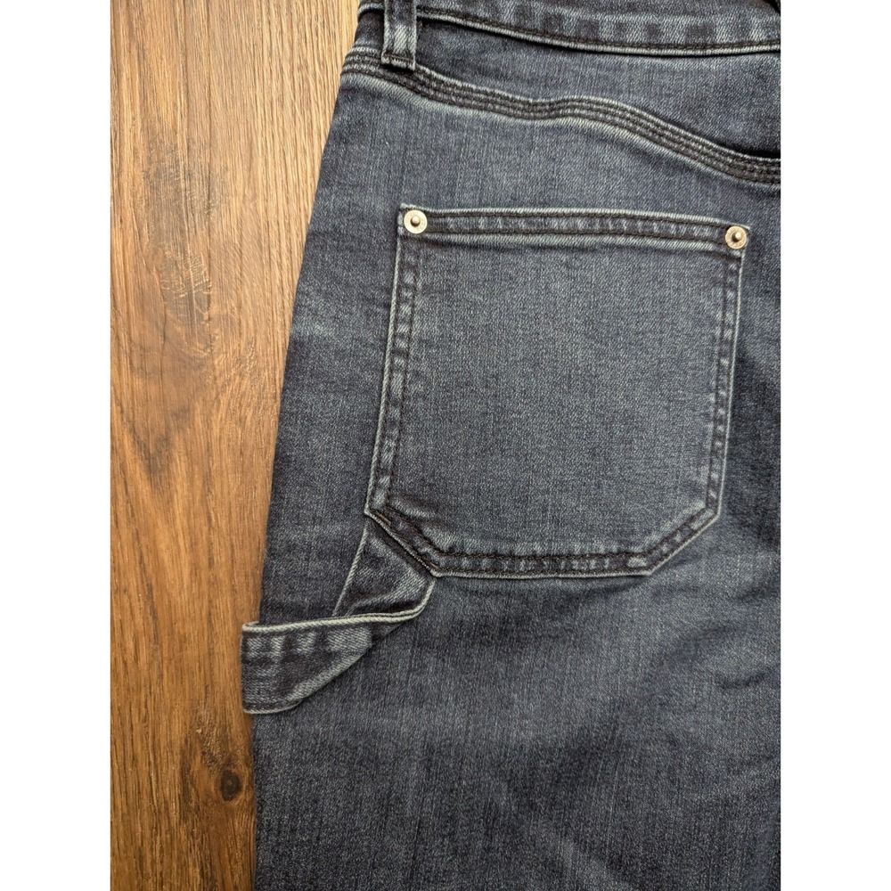 Prana Jeans Womens 6/28 Blue Dark Wash Tukino Outdoor Carpenter Loop Denim - Picture 8 of 13
